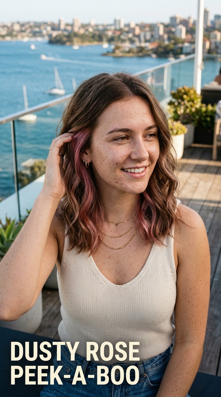Dusty Rose Peek-a-Boo