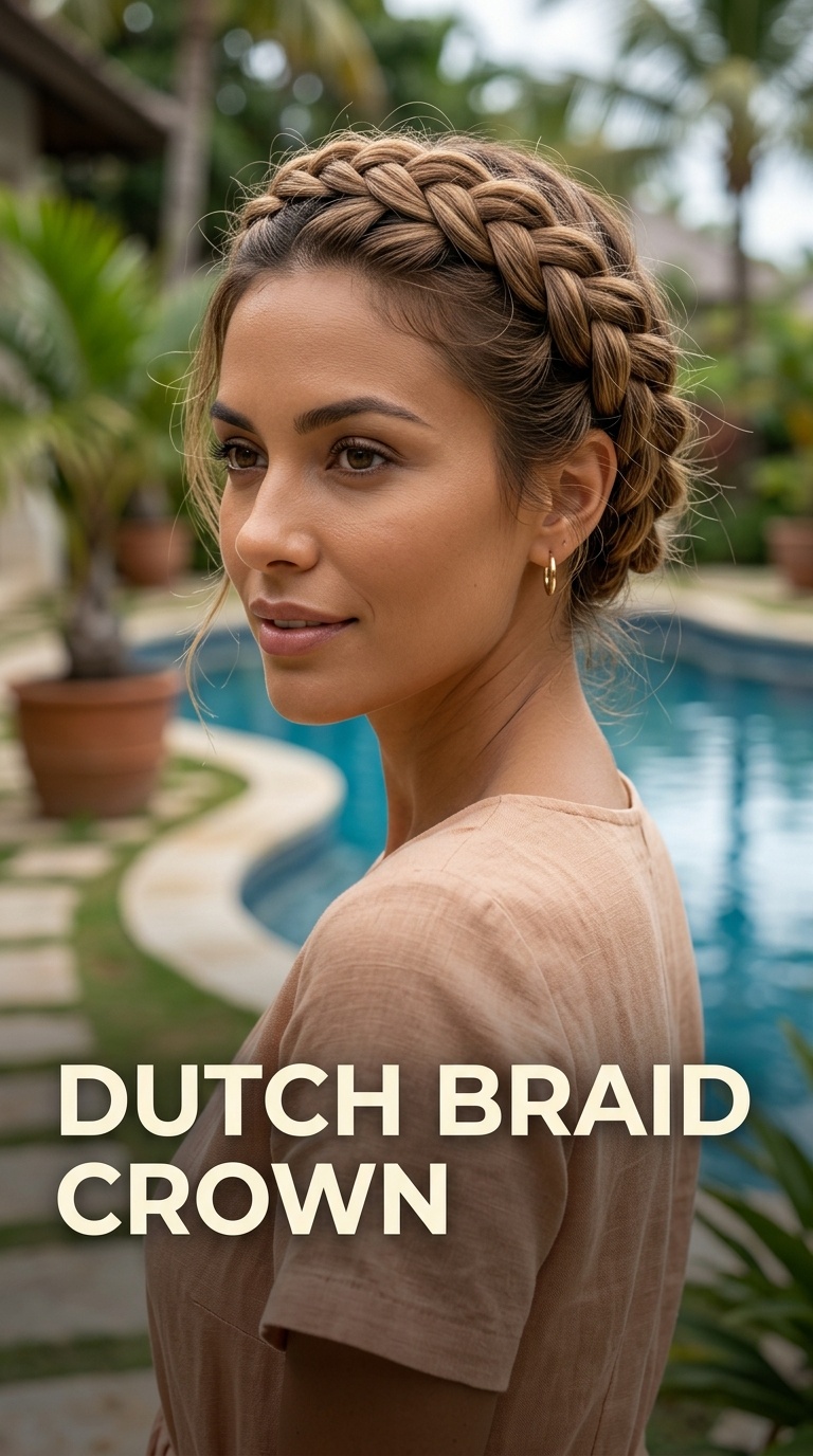 Dutch Braid Crown