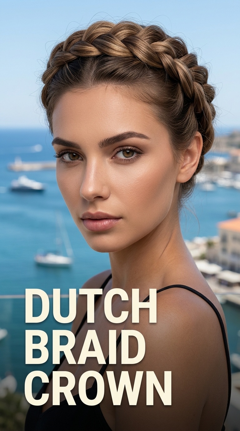 Dutch Braid Crown
