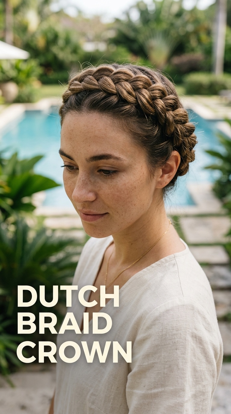Dutch Braid Crown