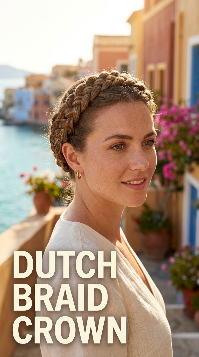 Dutch Braid Crown