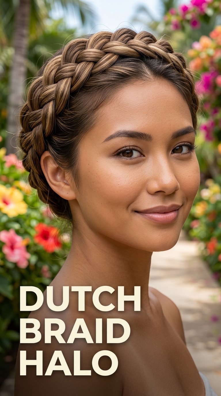 Dutch Braid Halo