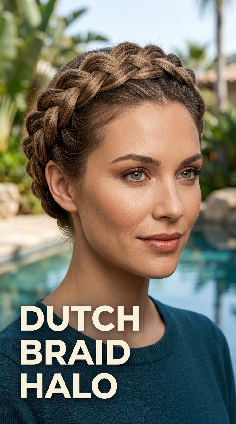 Dutch Braid Halo