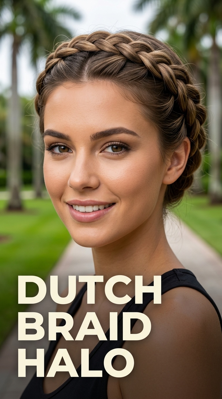Dutch Braid Halo