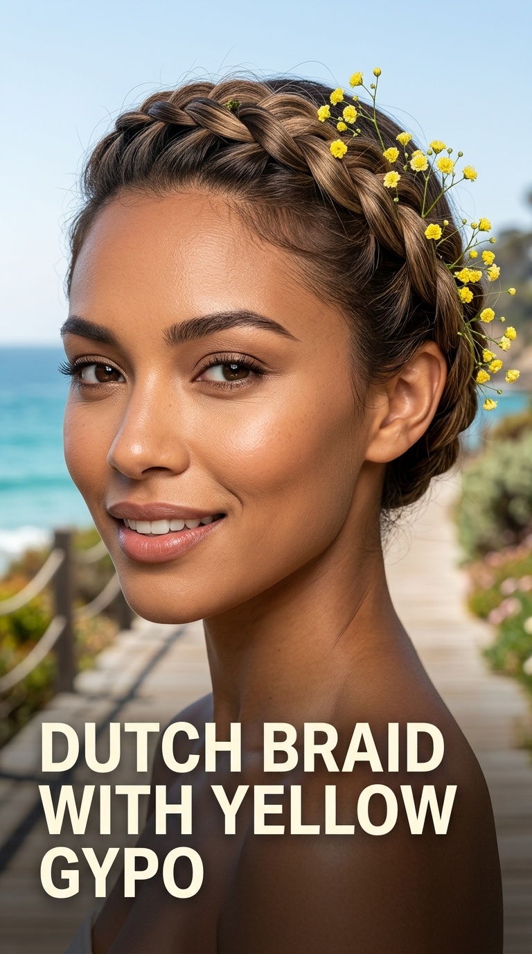 Dutch Braid with Yellow Gypo