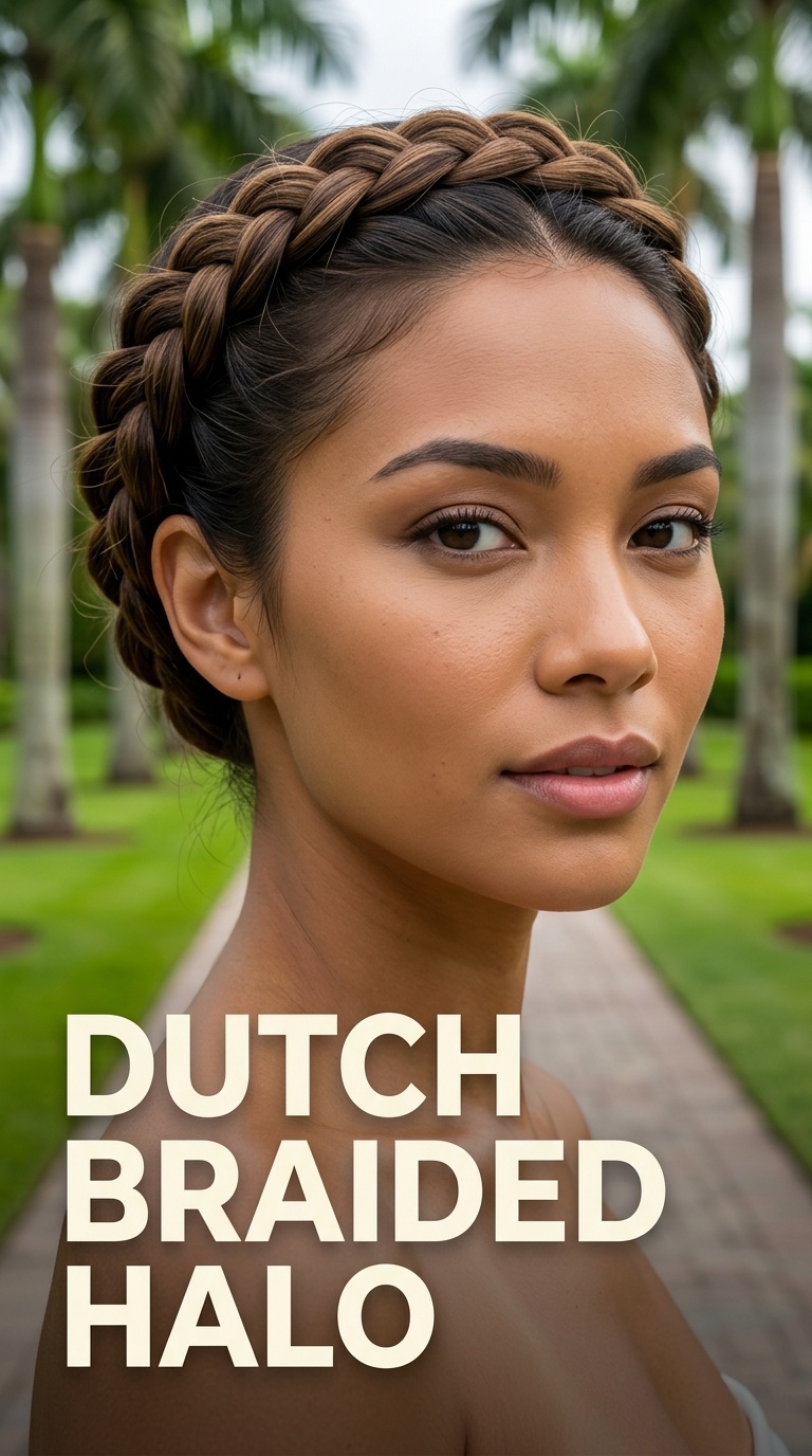Dutch Braided Halo