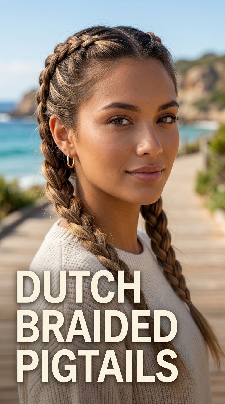 Dutch Braided Pigtails