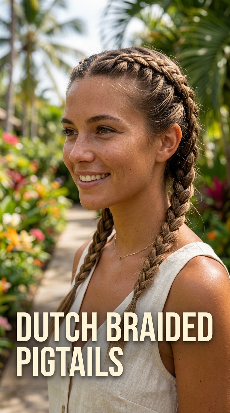 Dutch Braided Pigtails
