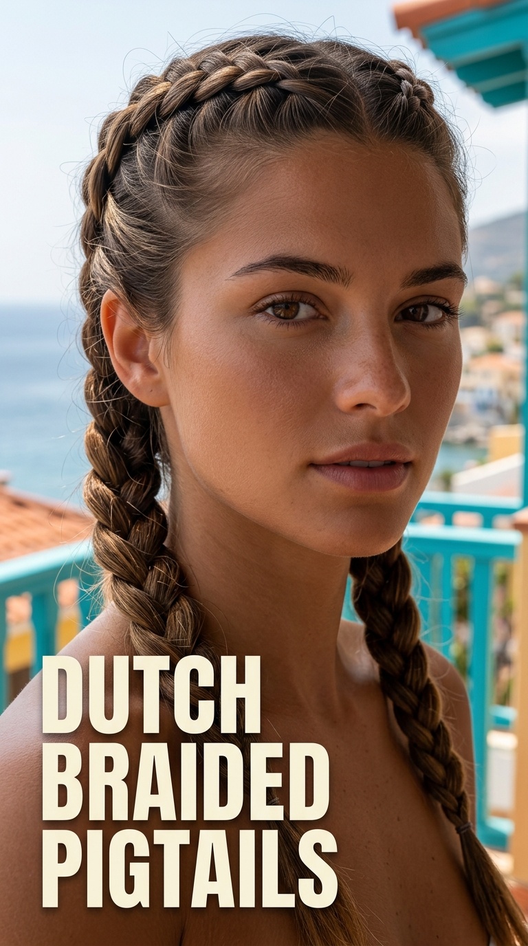 Dutch Braided Pigtails