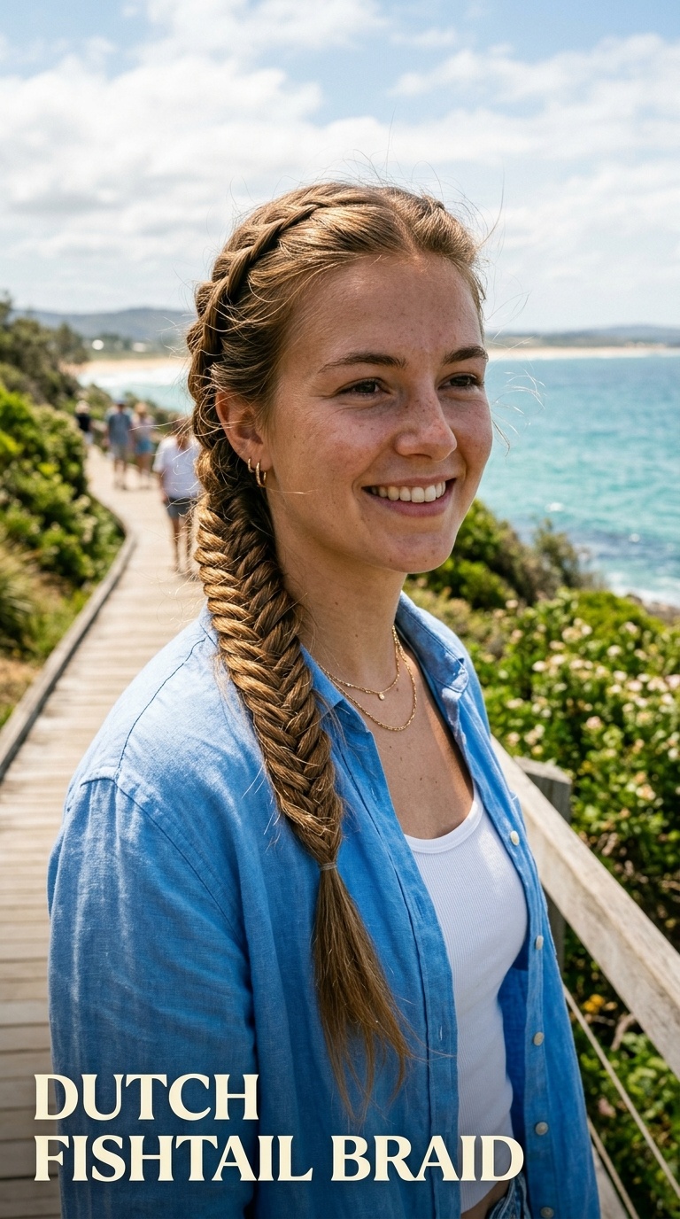 Dutch Fishtail Braid