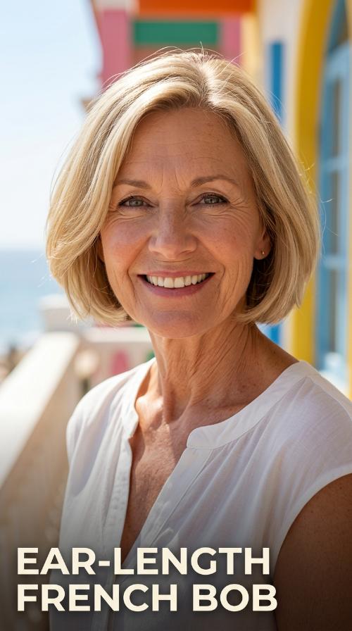 Ear-Length French Bob