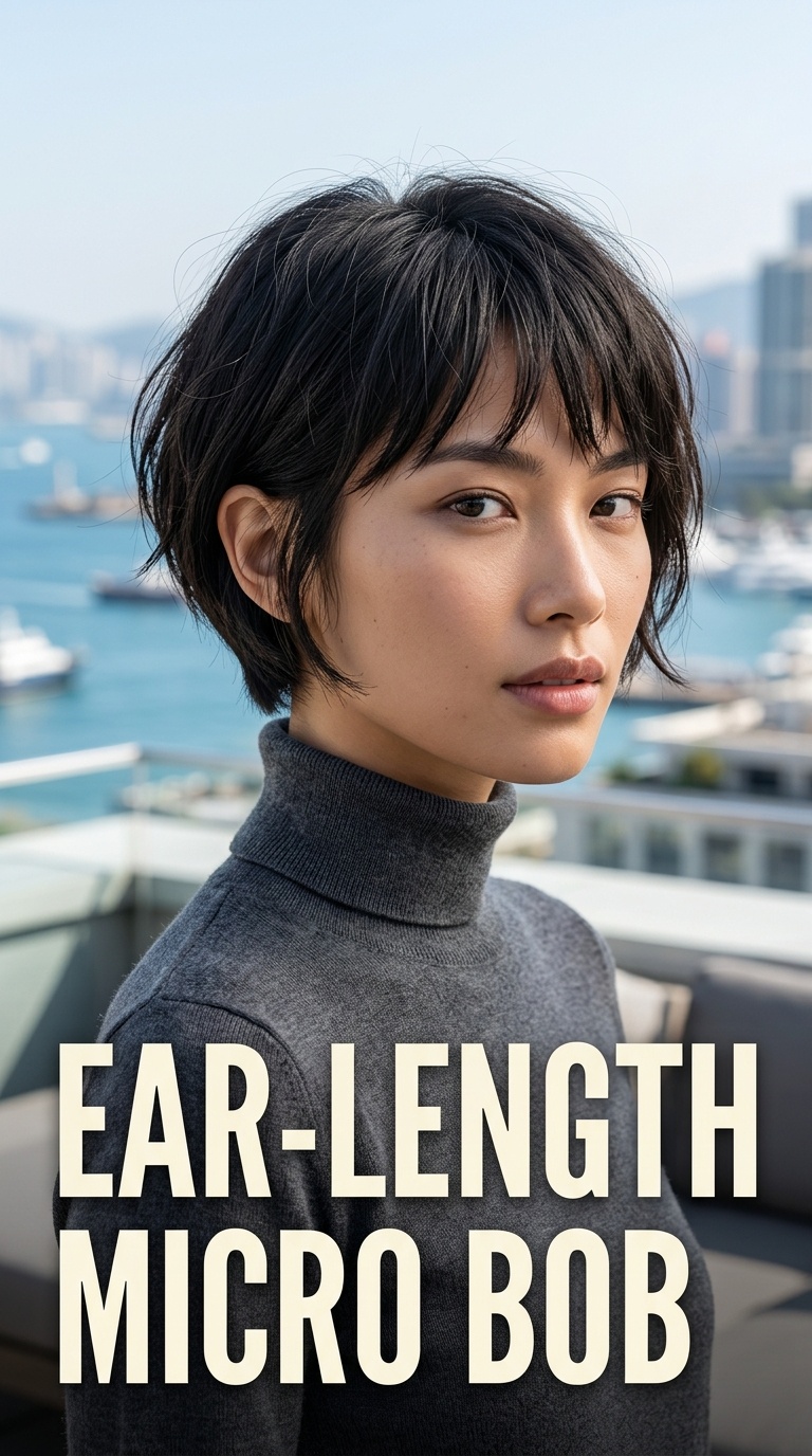 Ear-Length Micro Bob