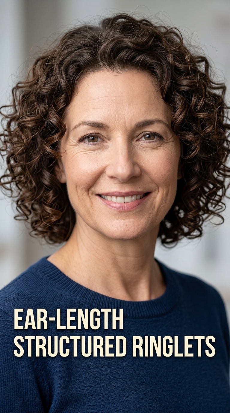 Ear-Length Structured Ringlets