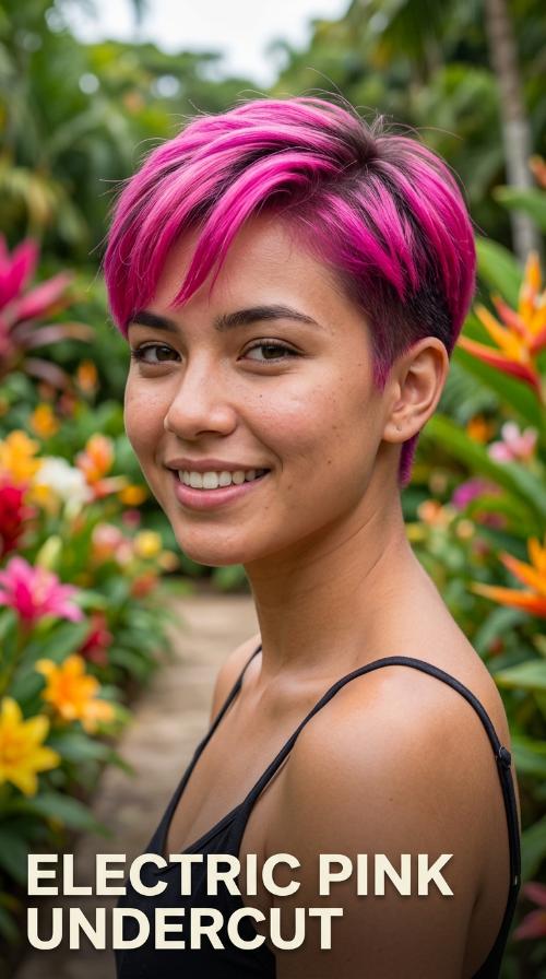 Electric Pink Undercut