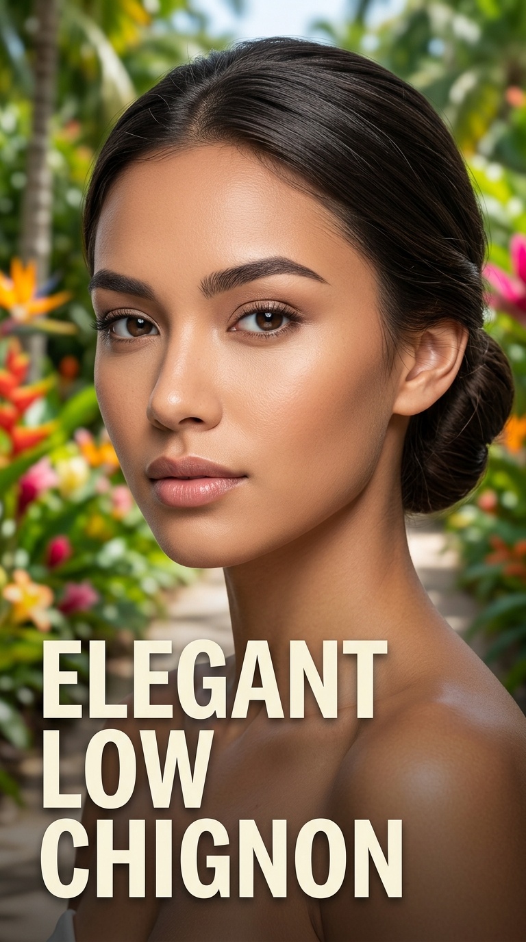 Elegant Low Chignon