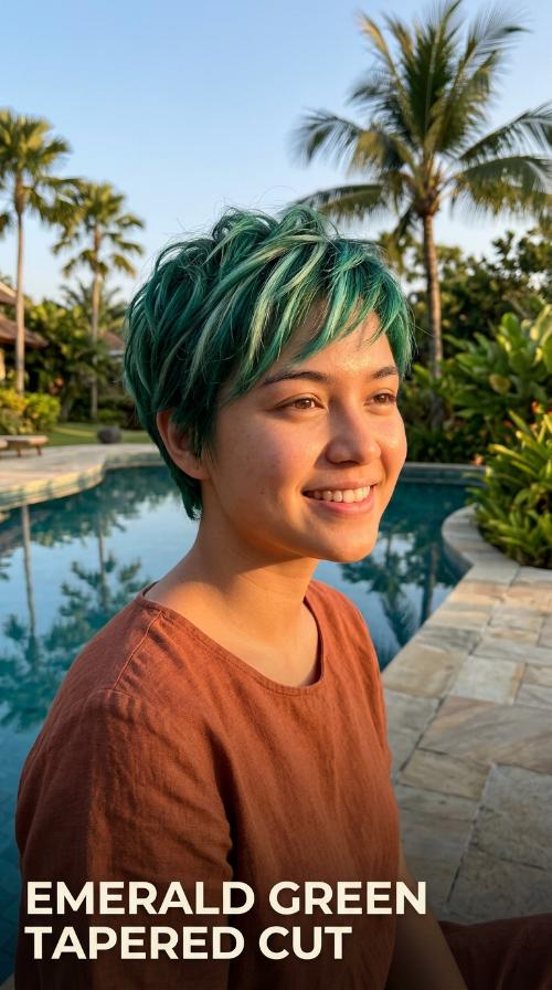 Emerald Green Tapered Cut