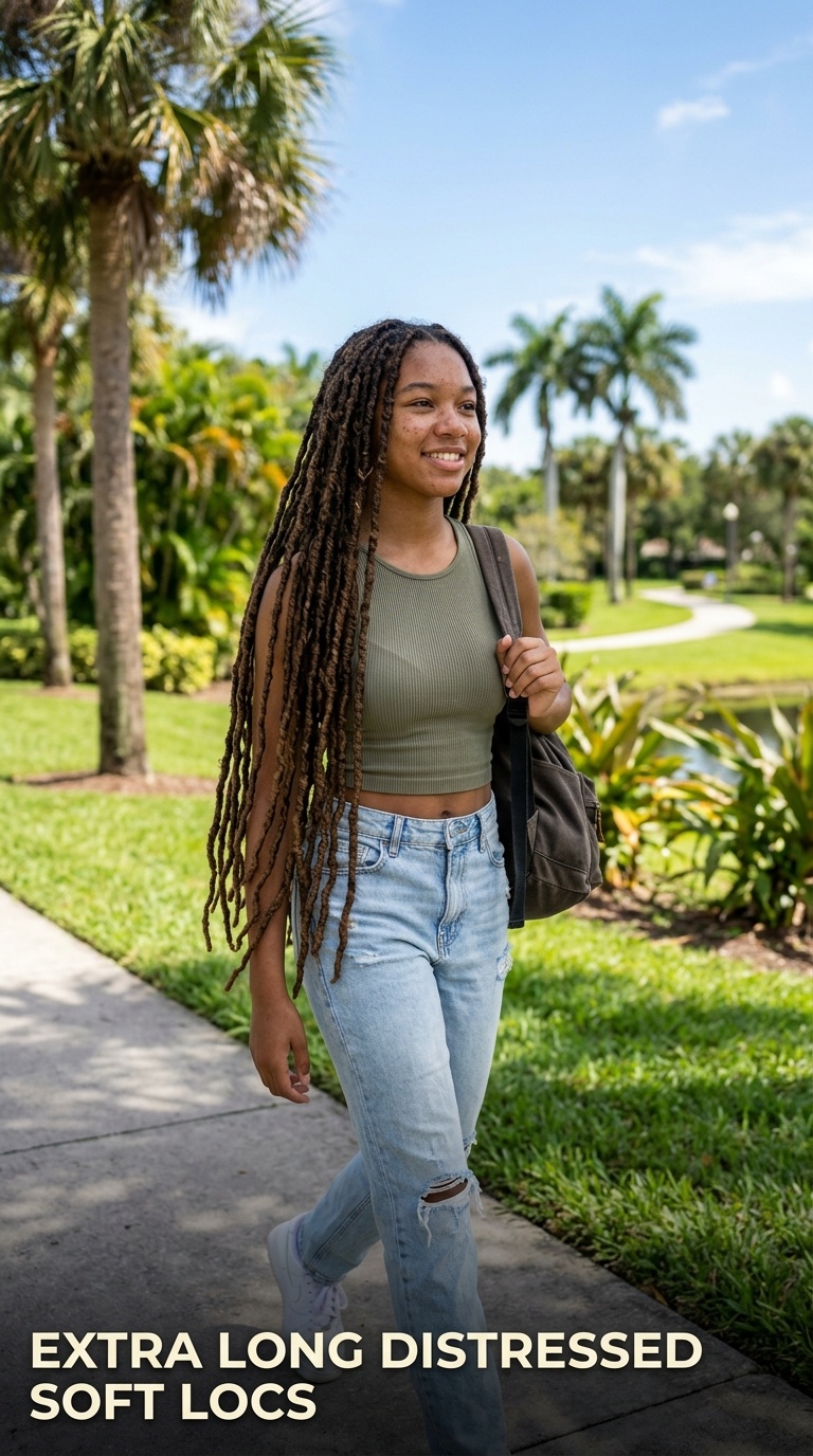 Extra Long Distressed Soft Locs