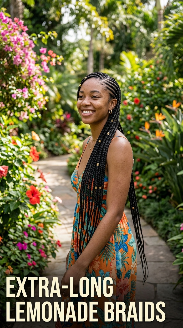 Extra-Long Lemonade Braids