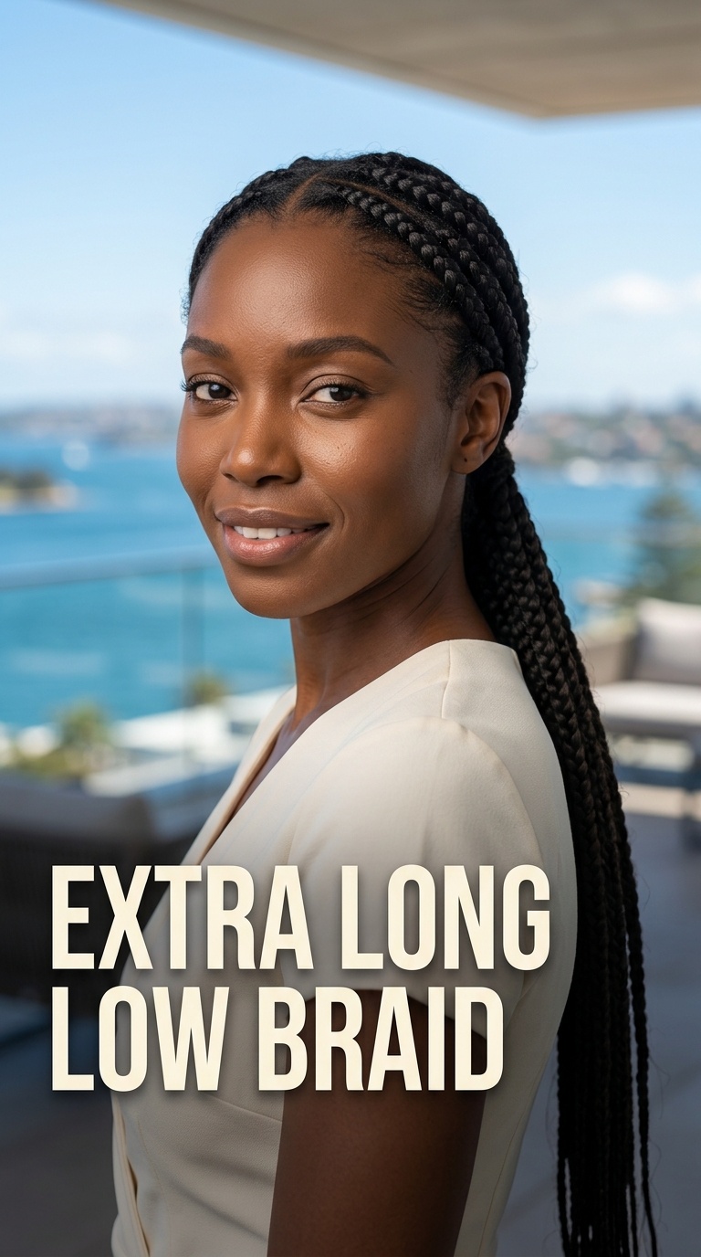 Extra Long Low Braid