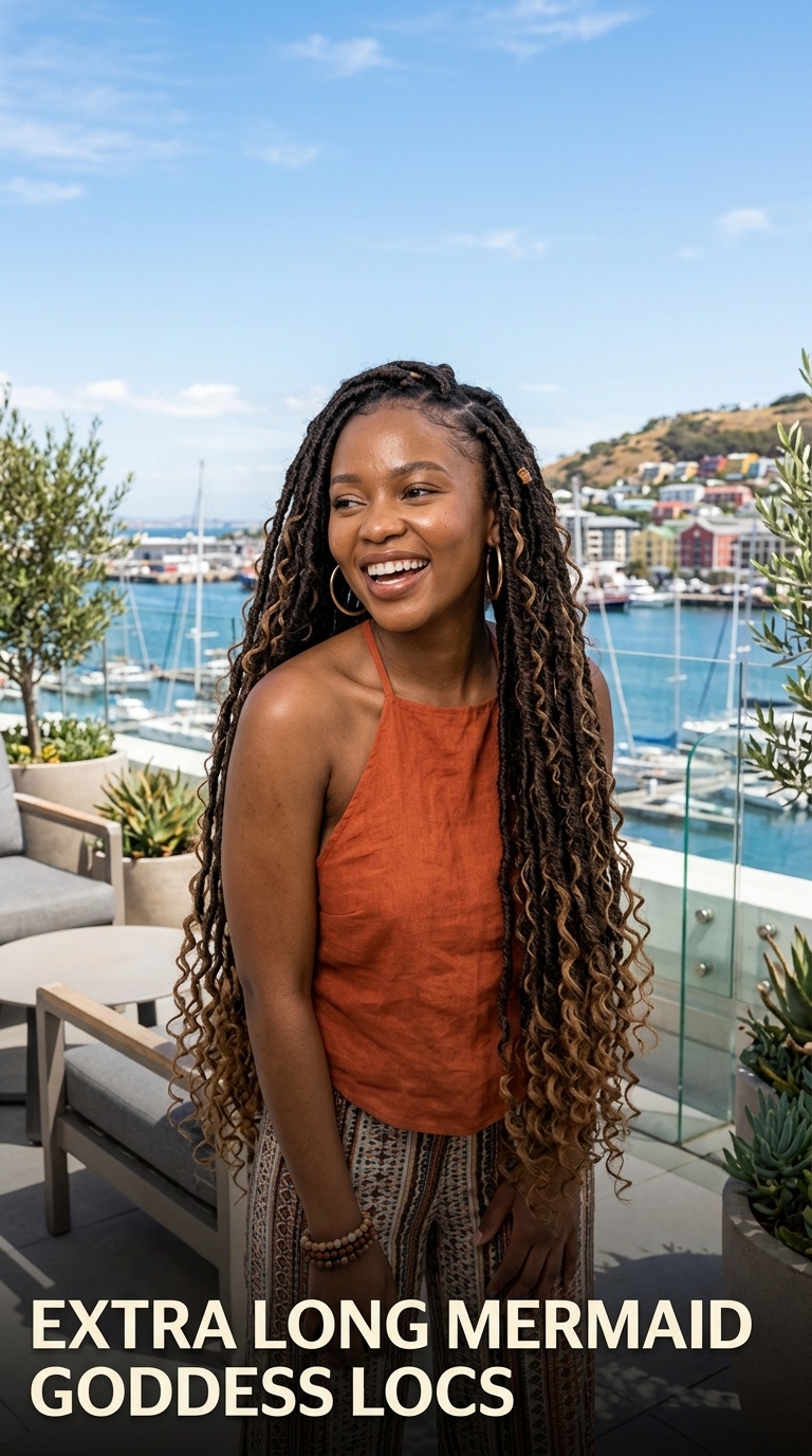 Extra Long Mermaid Goddess Locs