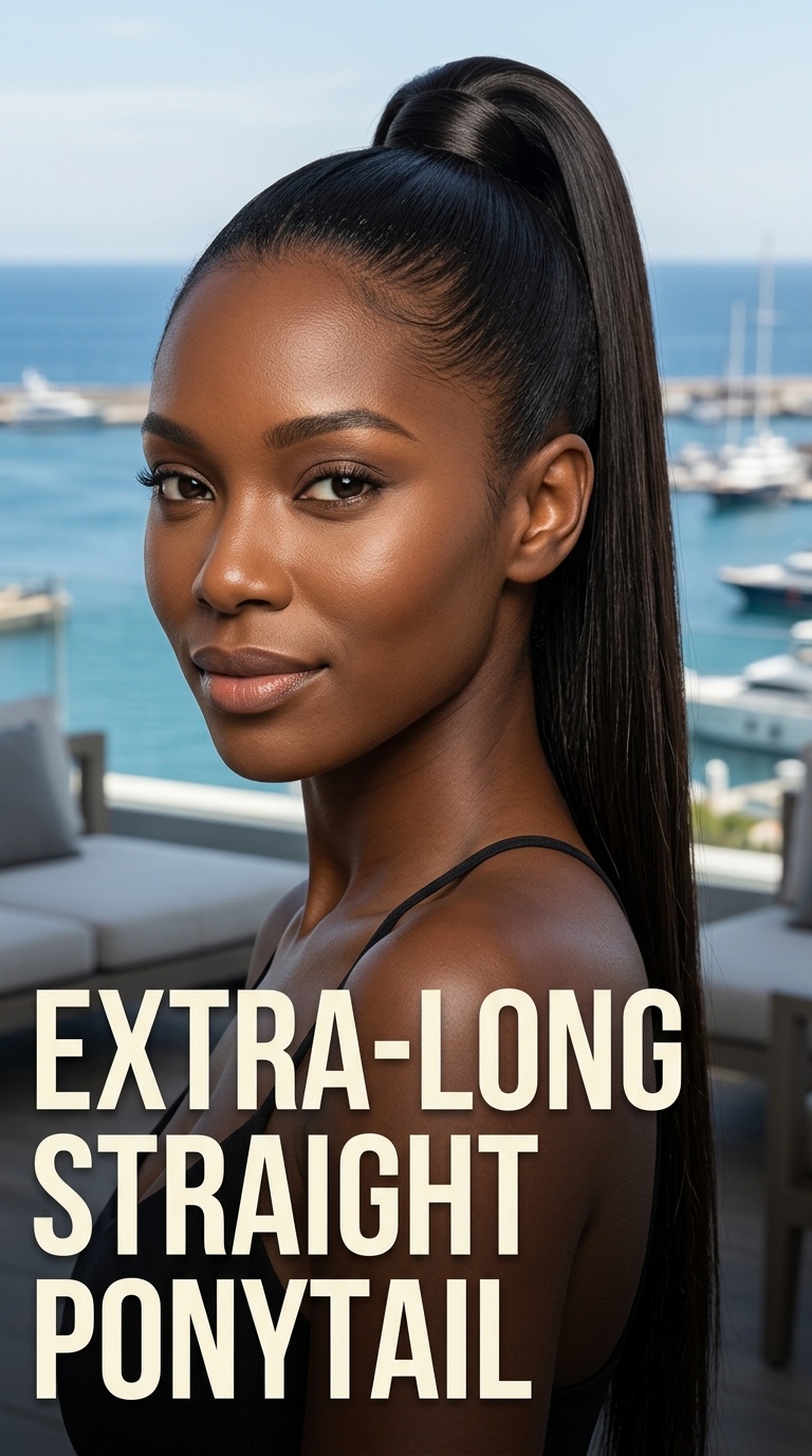 Extra-Long Straight Ponytail