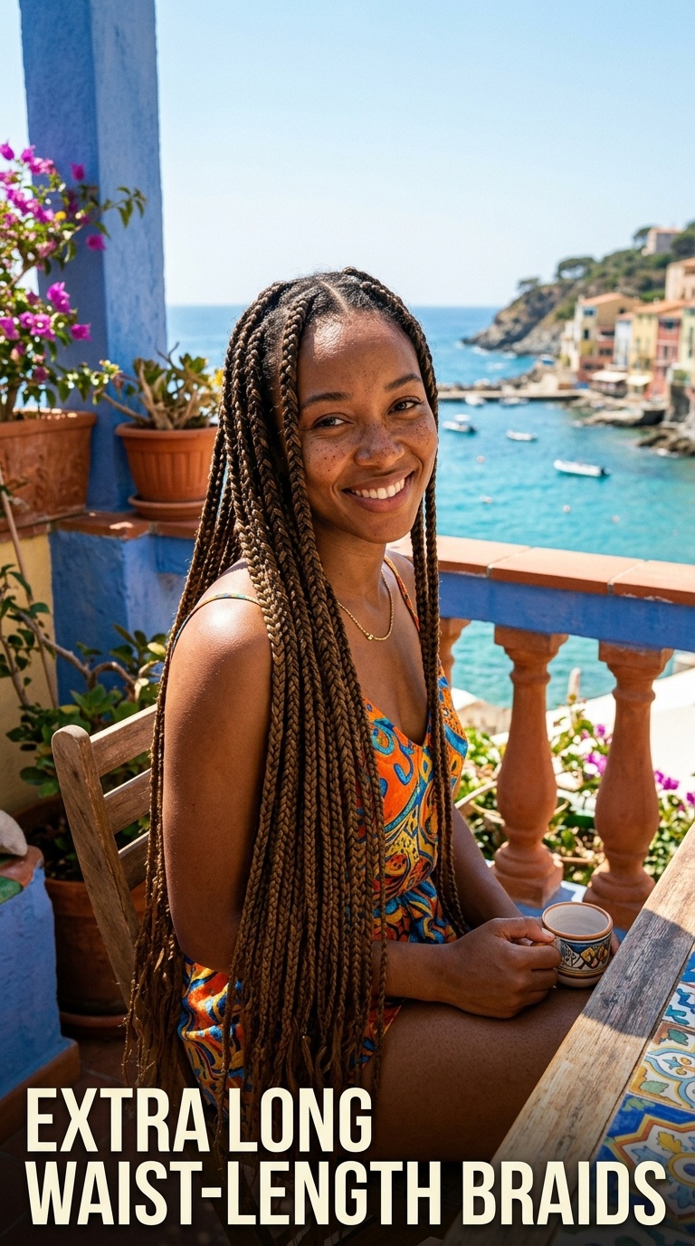 Extra Long Waist-Length Braids