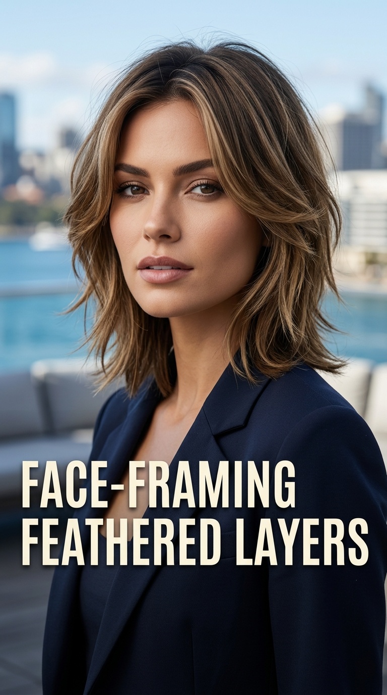 Face-Framing Feathered Layers