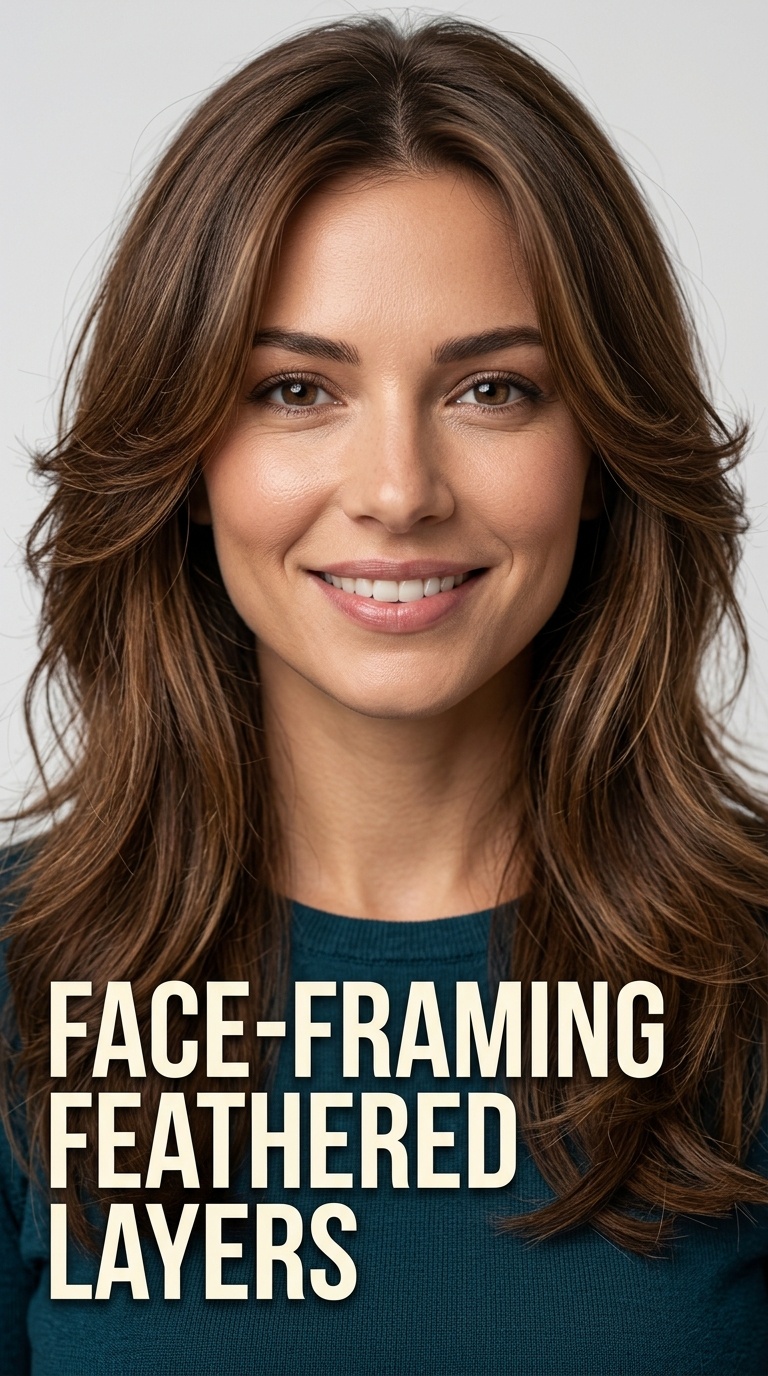 Face-Framing Feathered Layers