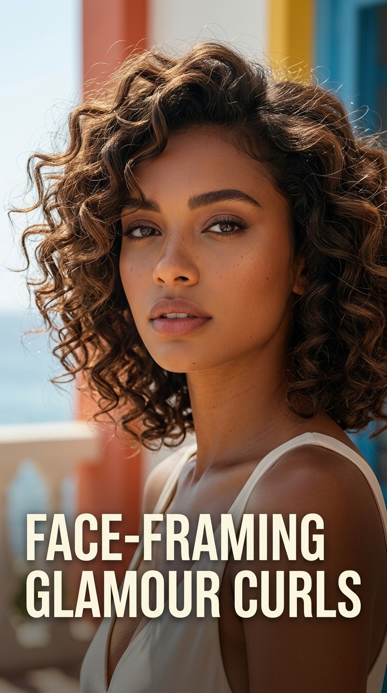 Face-Framing Glamour Curls
