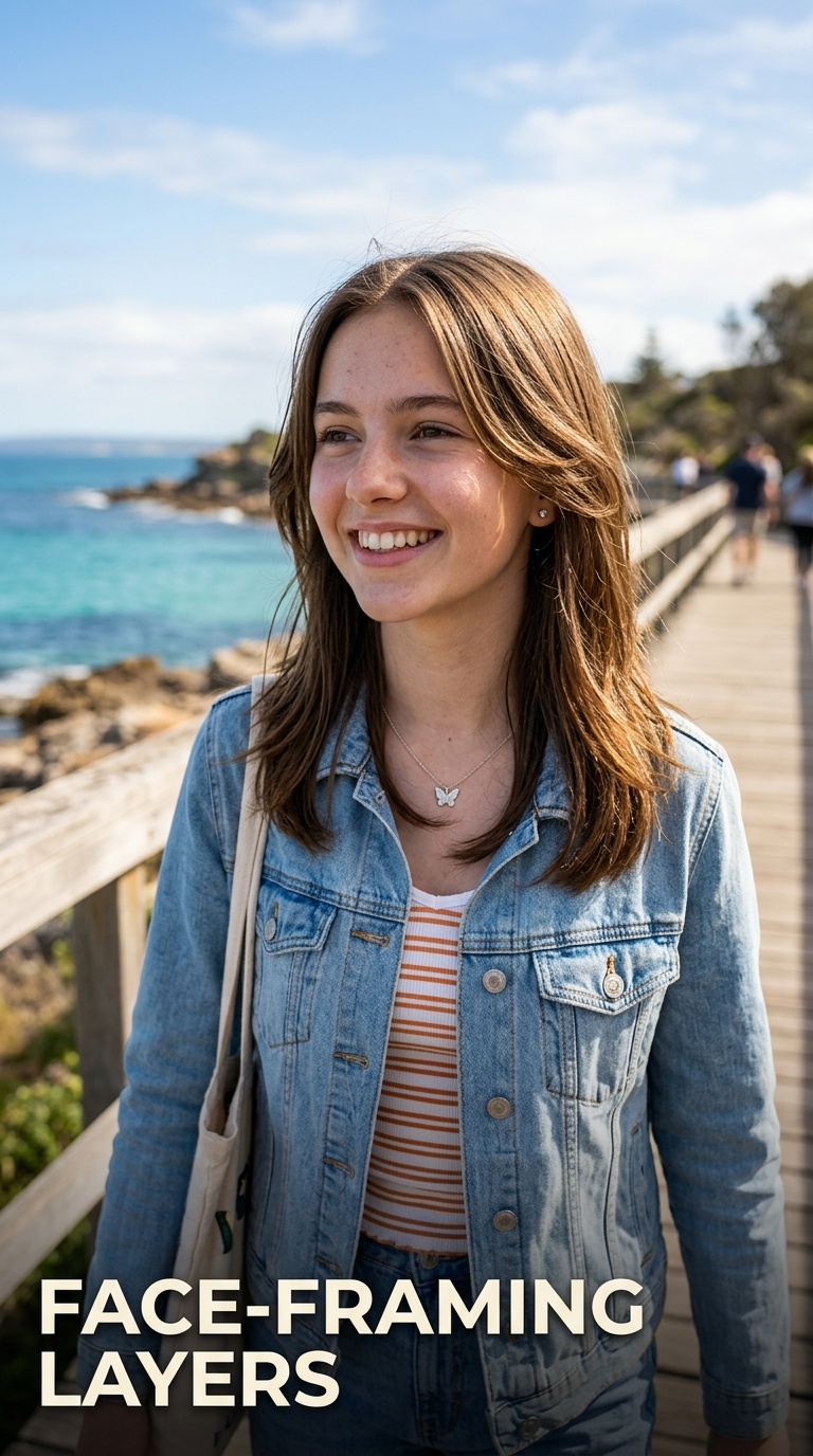 Face-Framing Layers