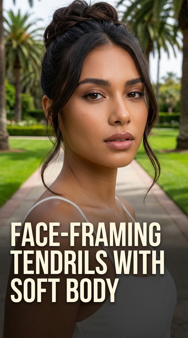 Face-Framing Tendrils with Soft Body