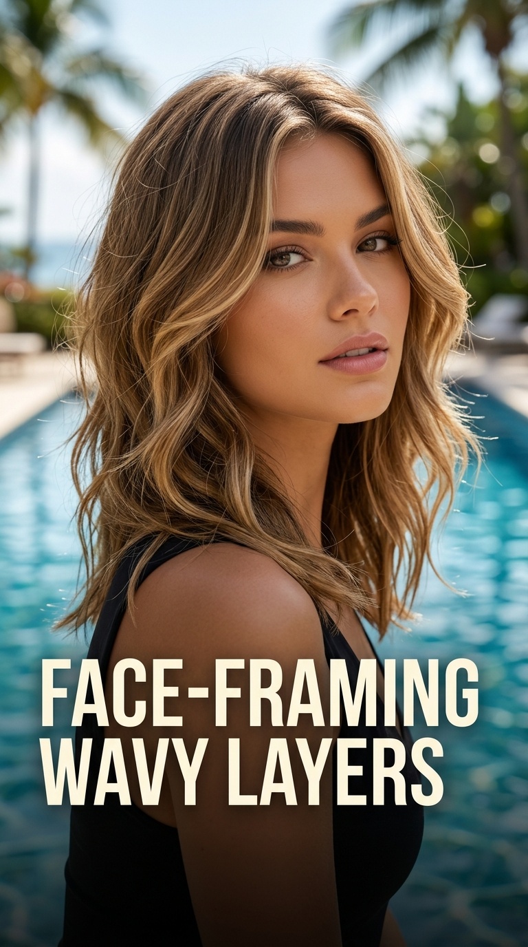 Face-Framing Wavy Layers