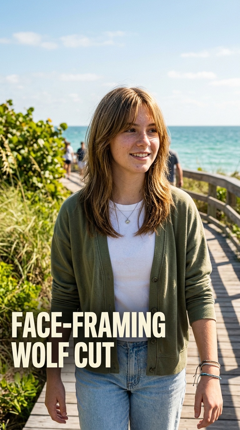 Face-Framing Wolf Cut