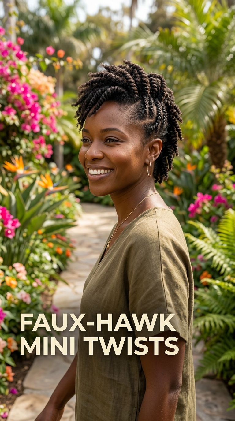 Faux-Hawk Mini Twists