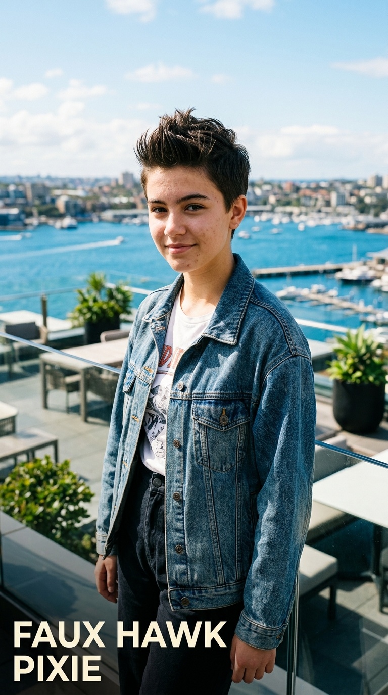 Faux Hawk Pixie
