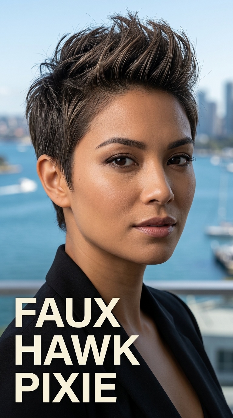 Faux Hawk Pixie