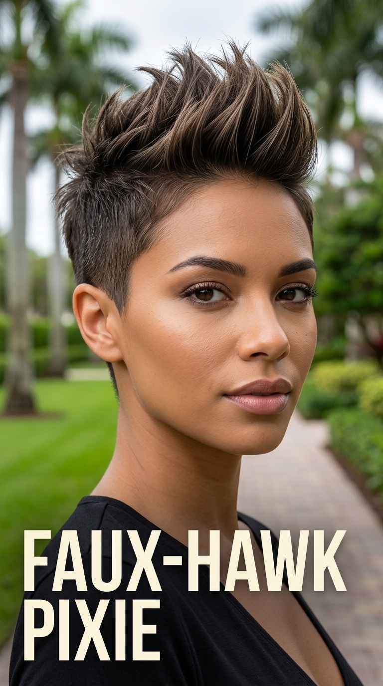 Faux-Hawk Pixie
