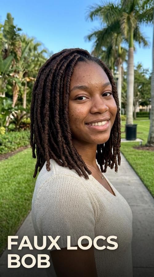 Faux Locs Bob