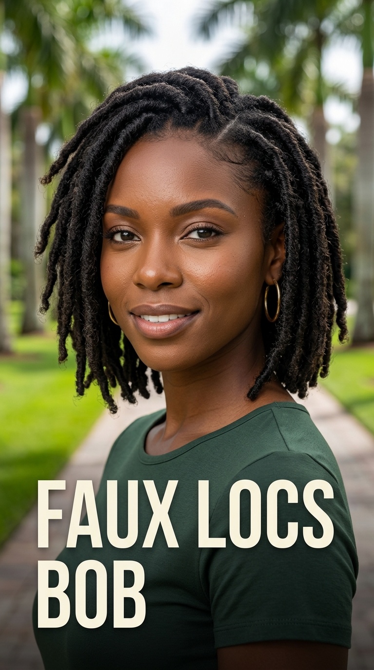 Faux Locs Bob