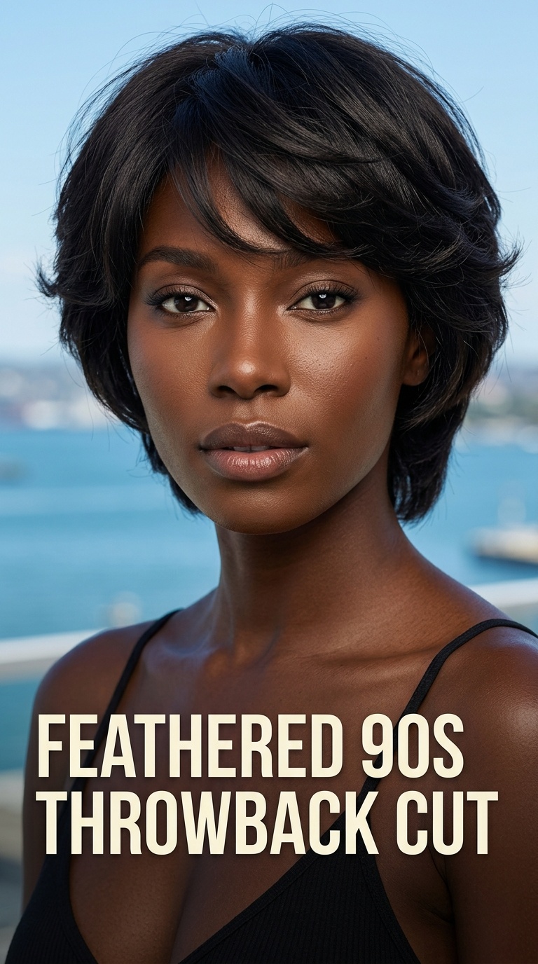 Feathered 90s Throwback Cut