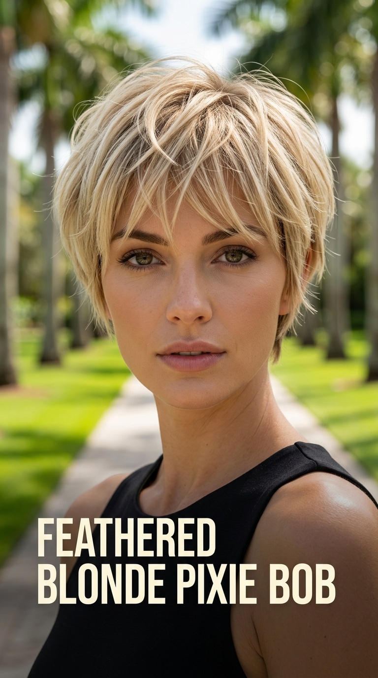 Feathered Blonde Pixie Bob