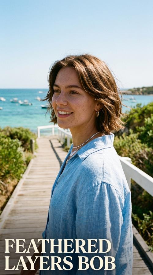 Feathered Layers Bob