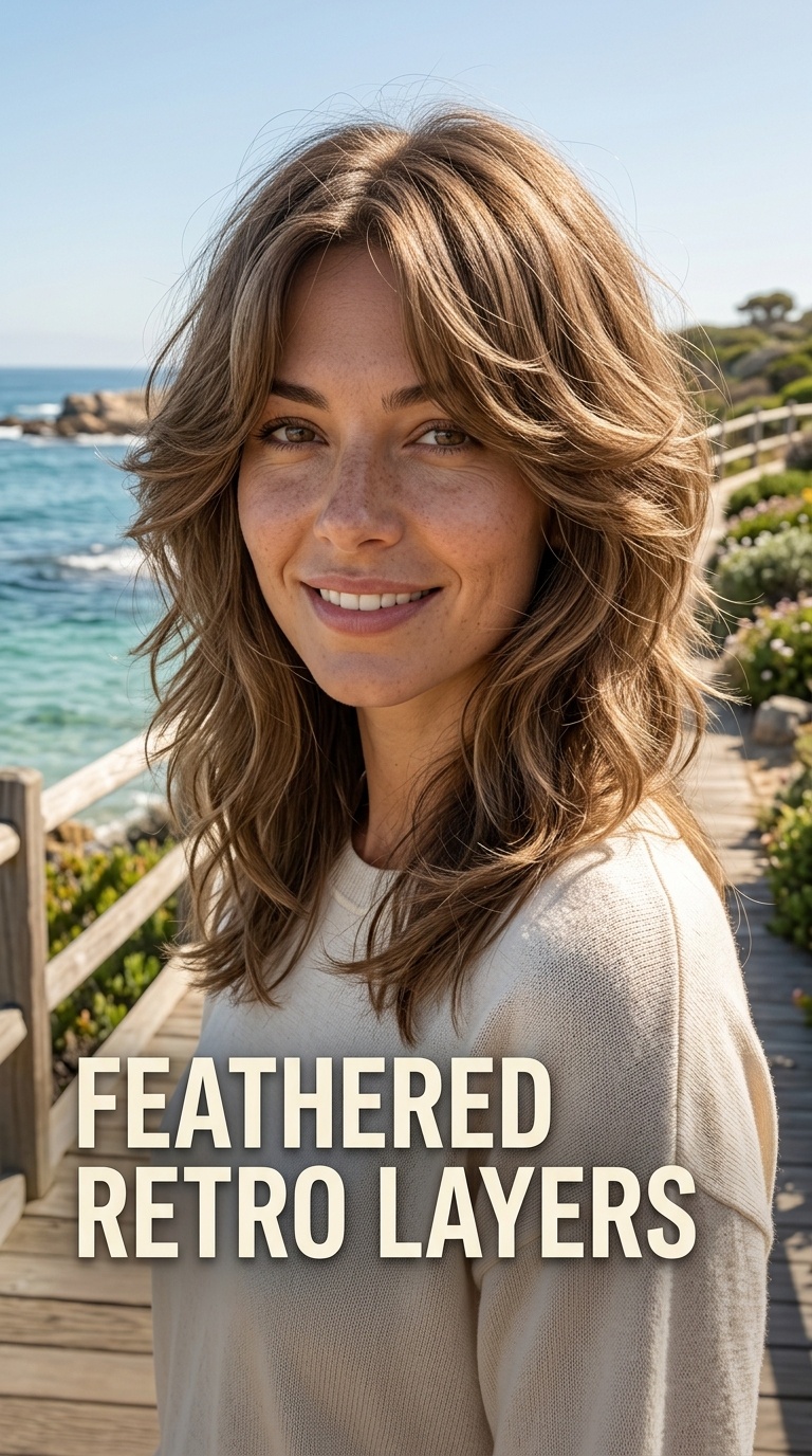 Feathered Retro Layers