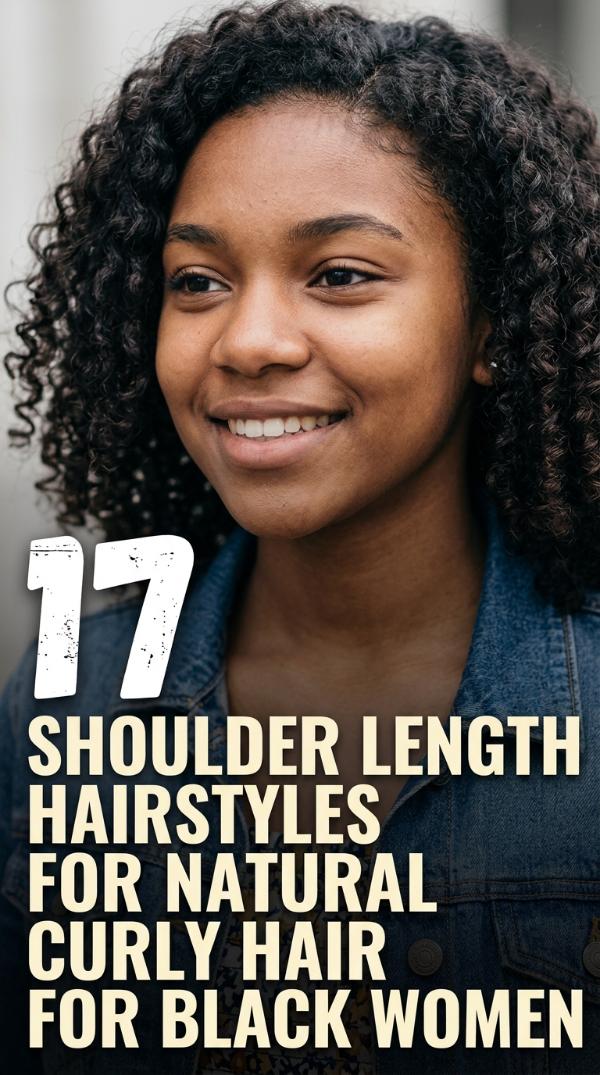 17 Shoulder Length Hairstyles for Natural Curly Hair for Black Women