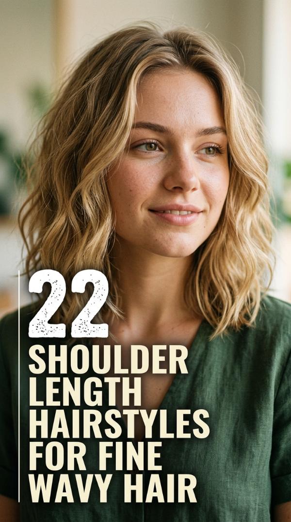 22 Shoulder Length Hairstyles for Fine Wavy Hair