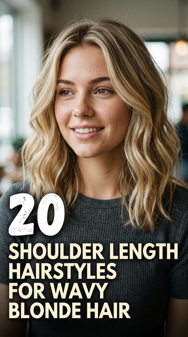 20 Shoulder Length Hairstyles for Wavy Blonde Hair