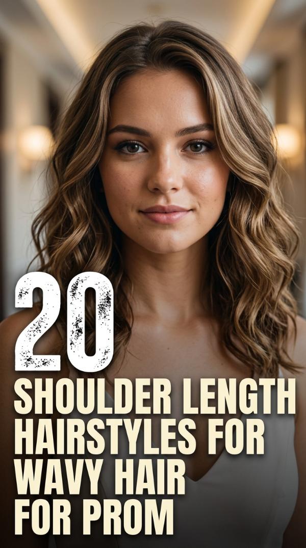 20 Shoulder Length Hairstyles for Wavy Hair for Prom
