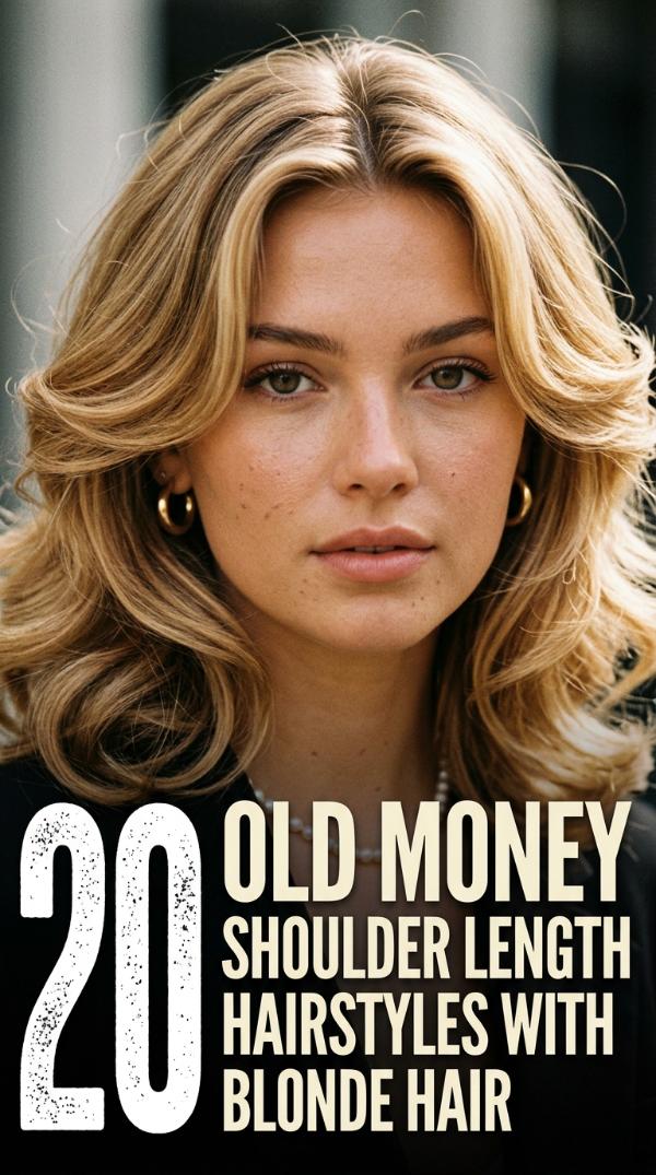 20 Old Money Shoulder Length Hairstyles with Blonde Hair