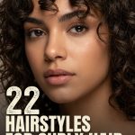 22 Hairstyles for Curly Hair with Bangs for Soft Framing
