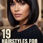 19 Hairstyles for Straight Hair with Bangs for Chic Style
